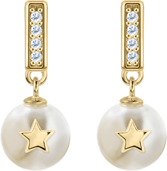 Jacques Lemans  SE-O177G Damen Ohrstecker Ohrringe Sterlingsilber vergoldet